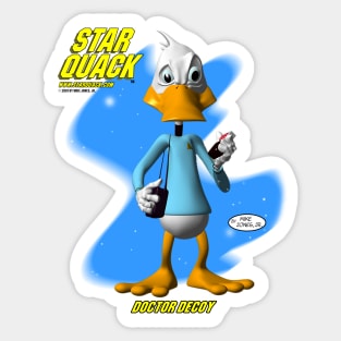 Star Quack's Dr. DeCoy Sticker